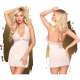 PENTHOUSE SWEET SPICY MINI VESTIDO CON TANGA BLANCO