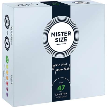 MISTER SIZE 47 36 PACK EXTRA FINO