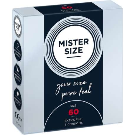 MISTER SIZE 60 3 PACK EXTRA FINO