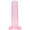 REALROCK - NON REALISTIC DILDO WITH SUCTION CUP - 5,3/ 13,5 CM - ROSA