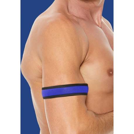 OUCH PUPPY PLAY NEOPRENE ARMBANDS AZUL