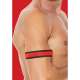 OUCH PUPPY PLAY NEOPRENE ARMBANDS ROJO