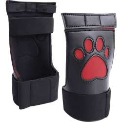 OUCH PUPPY PLAY PUPPY PAW GUANTES NEOPRENO ROJO