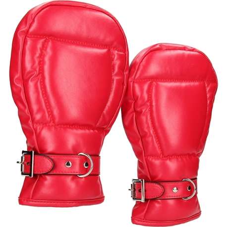 OUCH PUPPY PLAY DOG MITTS NEOPRENO ROJO