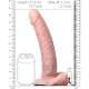 REALROCK CORREA HUECA CON TESTiCULOS 9 23 CM PIEL