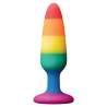 COLOURFUL LOVE RAINBOW ANAL PLUG SMALL