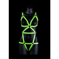 OUCH! BODY-COVERING HARNESS - GLOW IN THE DARK